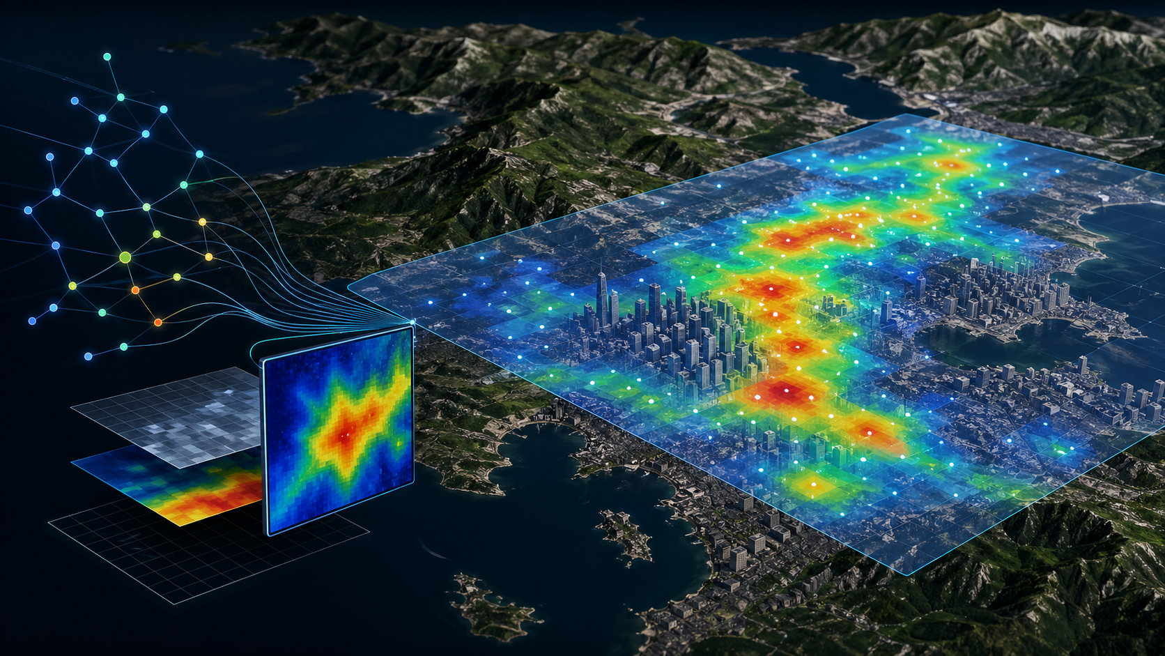 Cesium GeoJSON 热力图封面